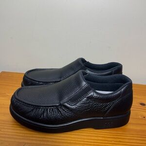SAS Tri Pad Side Gore Black Leather Slip On Walking Shoes Men’s 12 N Narrow $235